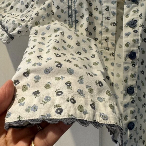 Little Cotton Clothes Girls Button Down Shirt - Picture 9 of 9